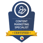 Blue Creek Digital - Certified Content Marketing Specialist